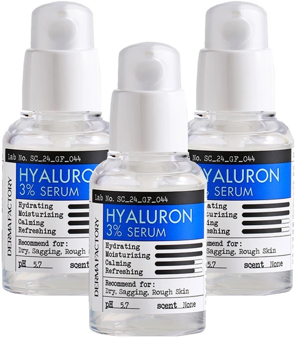 더마팩토리 히알루론 3% 세럼, 30ml, 3개 - 쿠팡