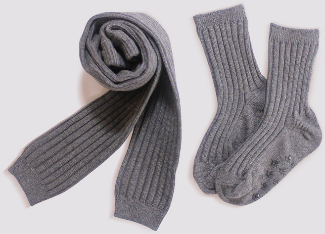 드레스하우스 비단길 여아용 설레임 루이 무발 타이즈 + 양말 세트