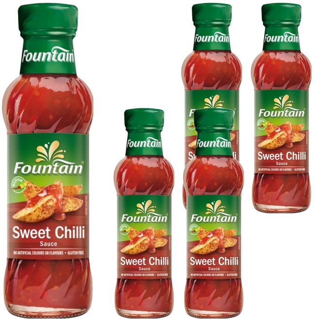 파운틴 스위트 칠리소스, 250ml, 5개