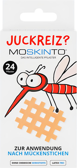MOSKINTO 魔法格 醫療用貼布 未滅菌 膚色, 24片, 1盒