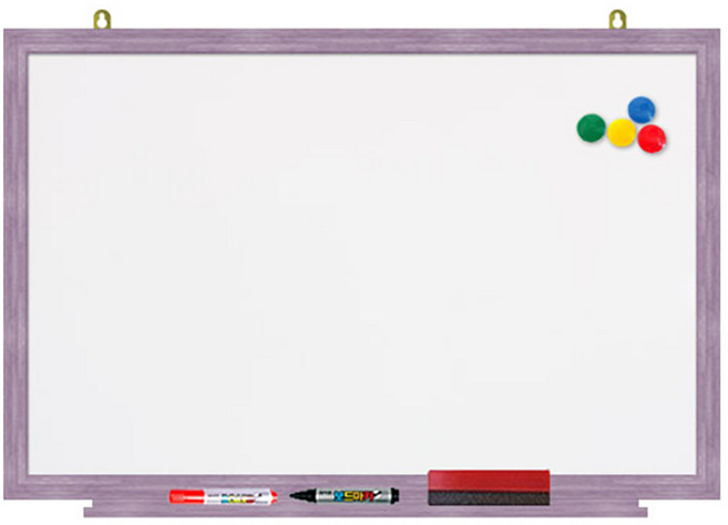 파란들칠판 자석 화이트 보드, 핑크파스텔