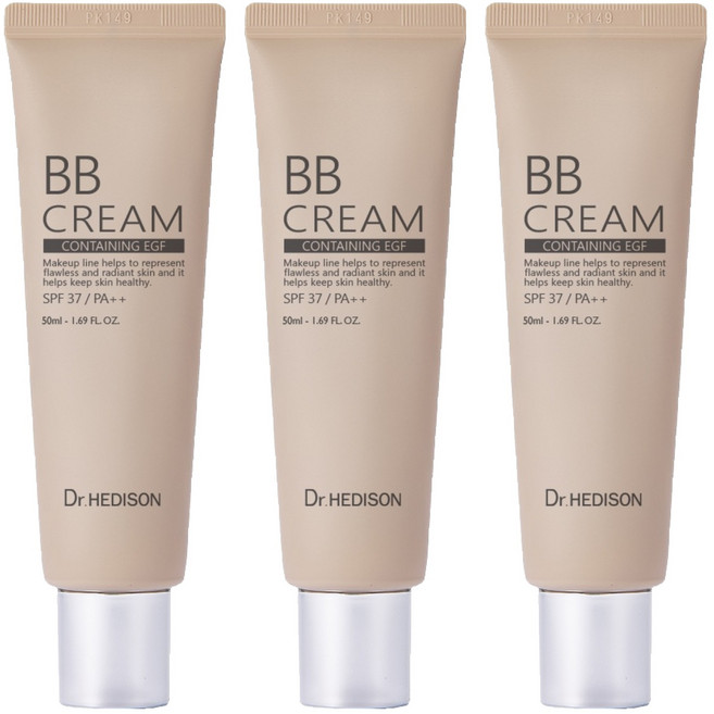 닥터헤디슨 블레미쉬 밤 BB크림 SPF37 PA++, 50ml, 3개