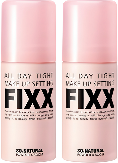 쏘내추럴 올 데이 타이트 메이크업 세팅 픽서, 35ml, 2개