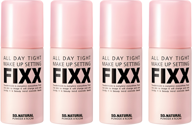 쏘내추럴 올 데이 타이트 메이크업 세팅 픽서, 35ml, 4개