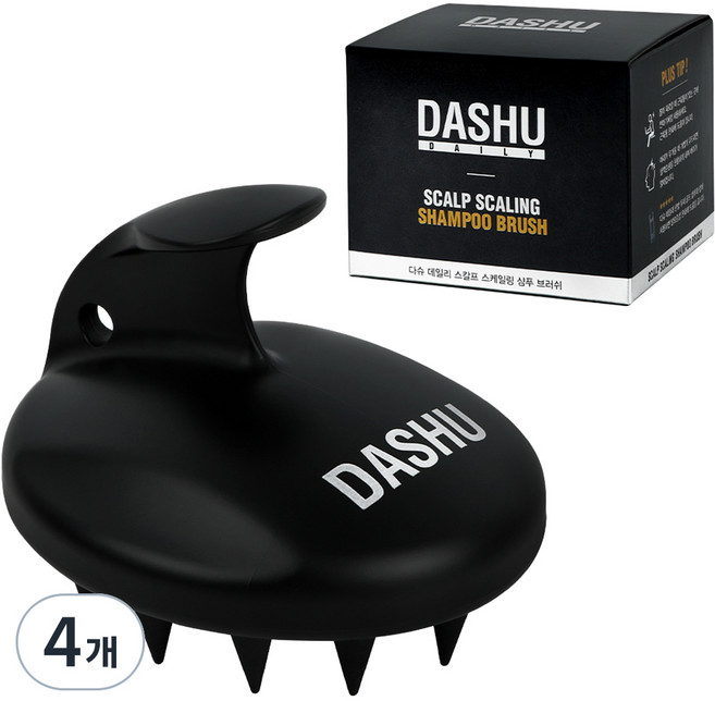 다슈 데일리 스칼프 스케일링 샴푸 브러쉬, 4개