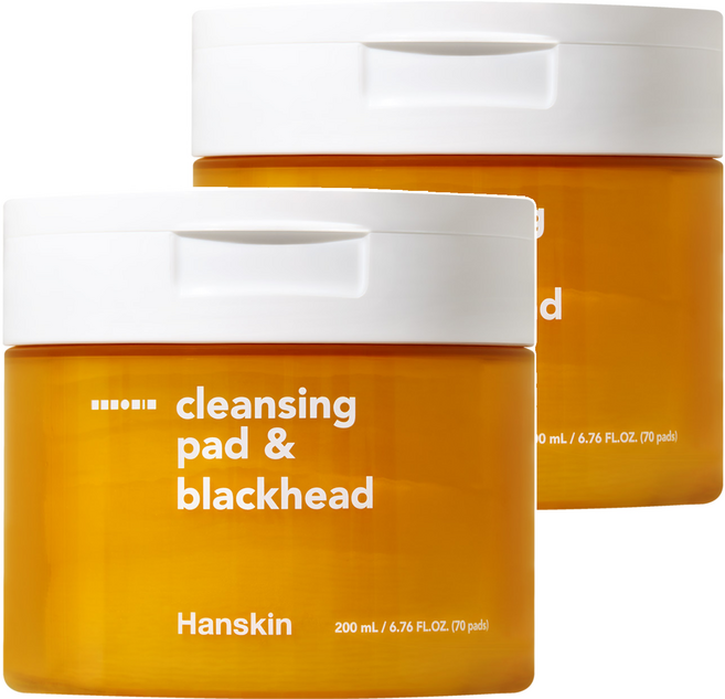 한스킨 클렌징 패드 앤 블랙헤드, 70매입, 2개