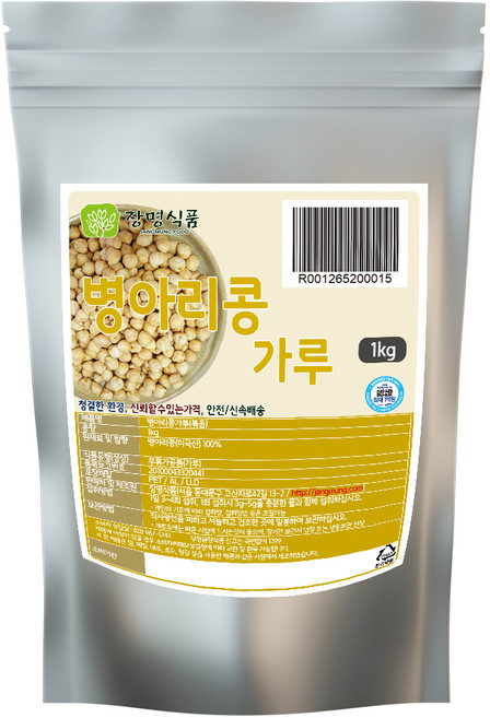 장명식품 병아리콩 볶음가루, 1개, 1kg