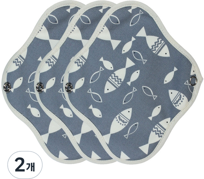 위즐리 면생리대, 소형, 3개입, 2개