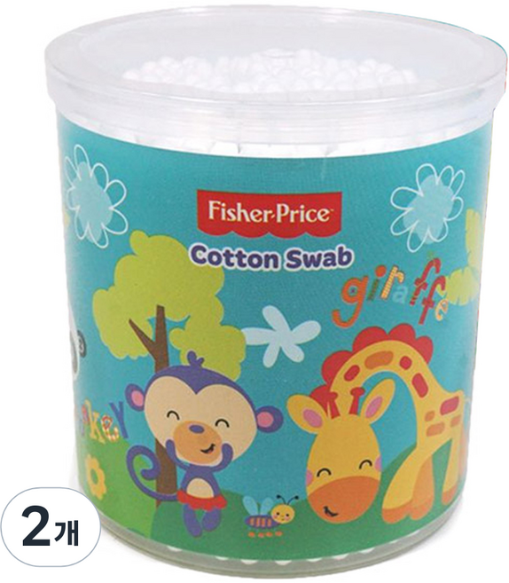 피셔프라이스 면봉 블루, 200개입, 2개