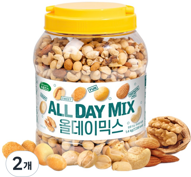 Dailynut 全天候綜合堅果, 1.4kg, 2個