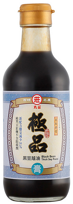 丸莊醬油 極品黑豆蔭油膏 350g 台灣製造 180日天然發酵, 1瓶