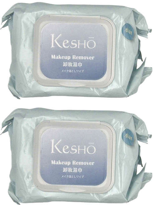 KeSHO 水感淨胺基酸卸妝濕巾, 50片, 2包