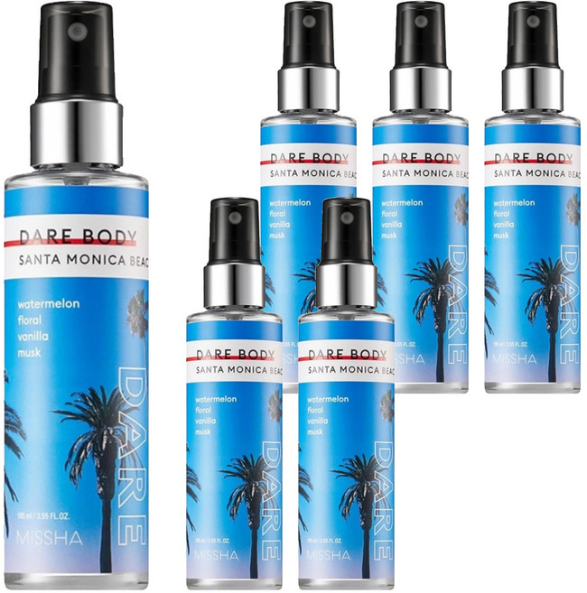 MISSHA 香氛噴霧 SANTA MONICA BEACH 海灘 105ml, 6瓶