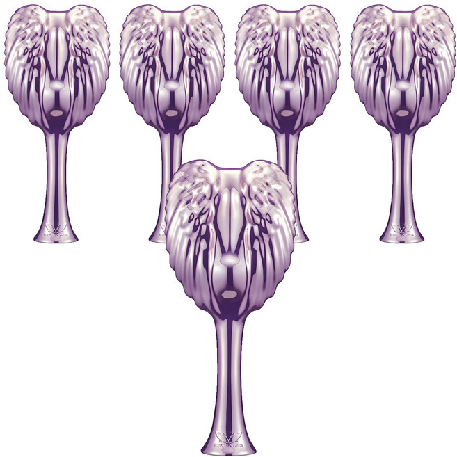 탱글엔젤 프로 손상모 헤어브러쉬, 오키드 핑크, 5개