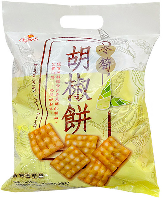 Chiao-E 巧益 冬筍胡椒餅, 240g, 1袋