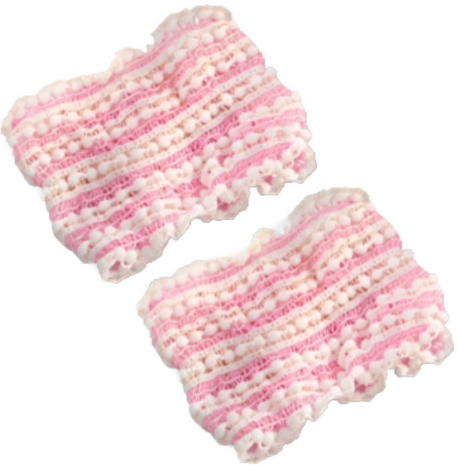 꾸지 가볍고 편한 세안 머리띠 터번, 핑크, 2개