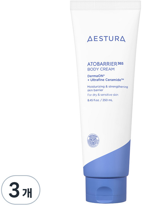 에스트라 아토베리어365 바디크림, 250ml, 3개