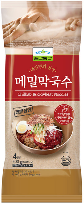 칠갑농산 메밀막국수, 1개, 600g