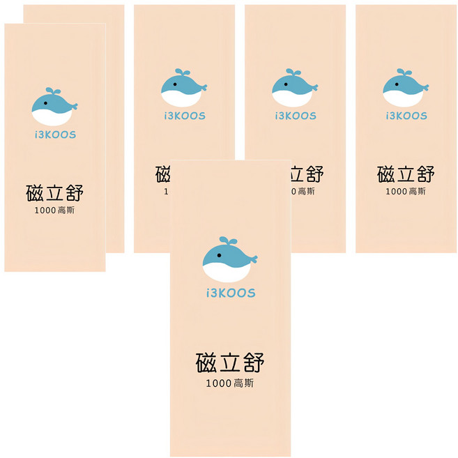 i3KOOS 磁立舒 運用磁力原理溫和照護 透氣不悶熱 低調貼合膚色 容易撕除無殘膠 溫和低刺激, 10入, 6包