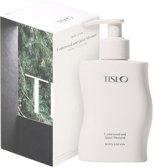 TISLO 雪松與寧靜時刻身體乳液, 1個, 330ml