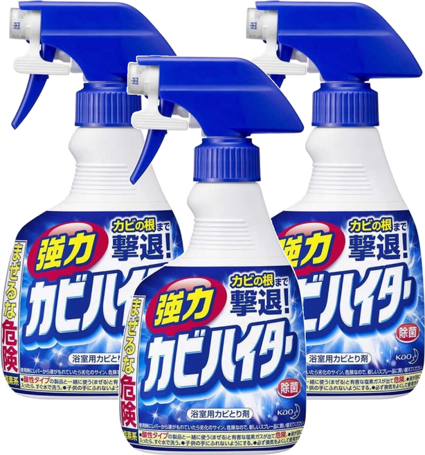 Kao 花王 Haiter 衛浴防霉清潔噴霧, 400ml, 3瓶