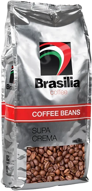 Brasilia 巴西里亞 咖啡豆 極品義式風味, 咖啡豆(無研磨), 500g, 1包