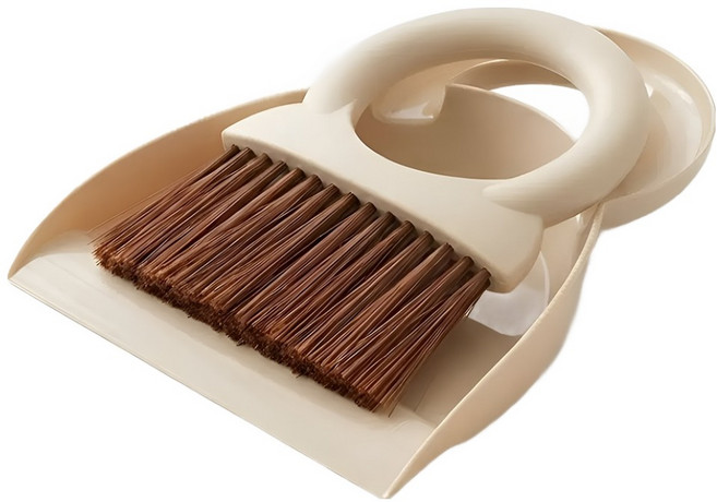 살림여왕 다용도 미니 빗자루 라운드 세트, 아이보리, 1세트