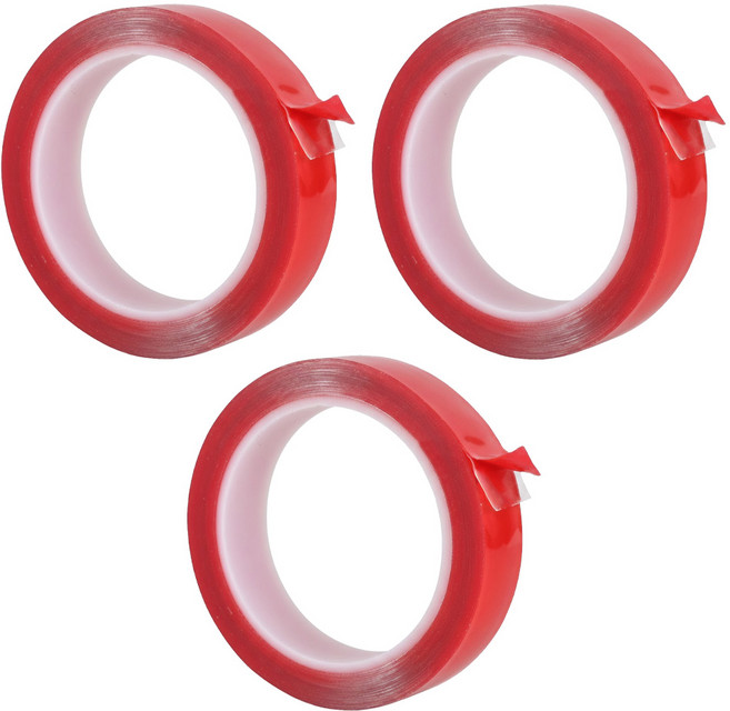 DADA 高黏度無痕防水雙面膠帶 10mm x 3m, 3捲