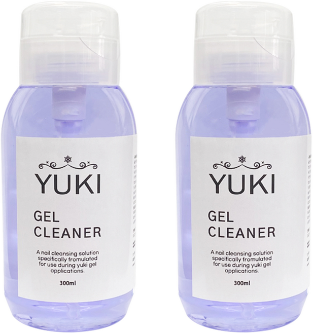 유키 대용량 펌프형 젤클리너, 300ml, 2개