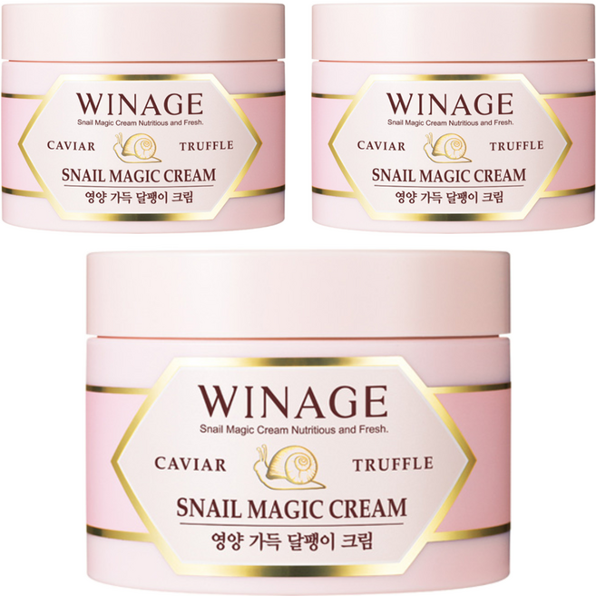 위네이지 스네일 매직 크림, 100ml, 3개