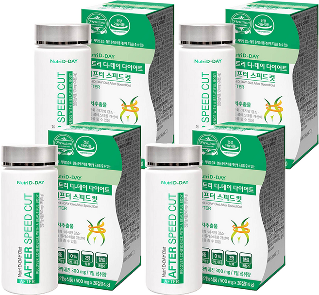 Nutri D-DAY 綠茶兒茶素倍孅錠, 28錠, 4罐