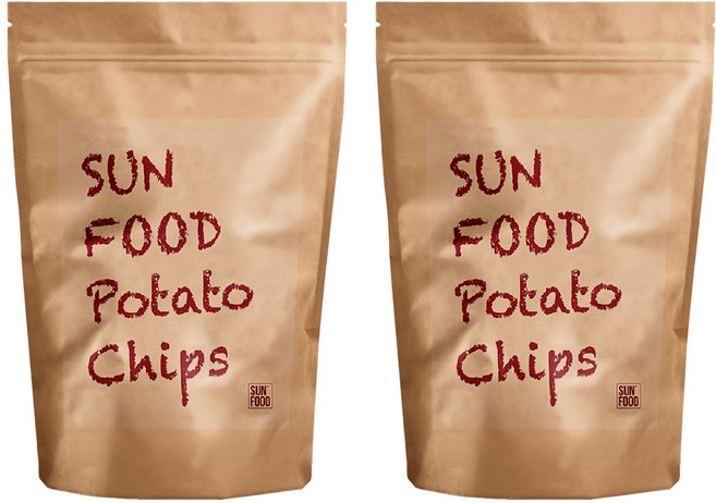 SUNFOOD 厚切洋芋片烤雞口味, 2包, 150g