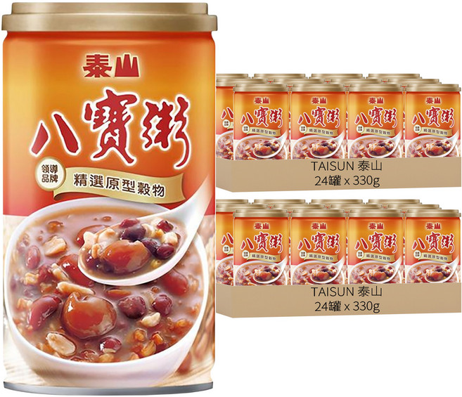 TAISUN 泰山 八寶粥, 330g, 48罐