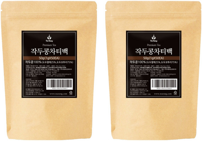 티랑 작두콩차티백, 1g, 50개입, 2개