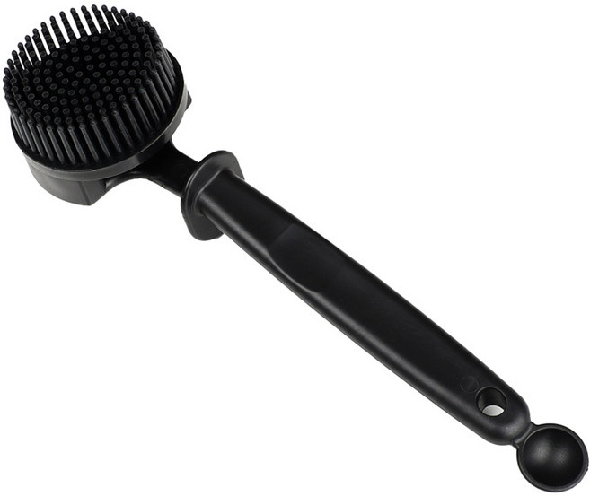 칼딘 커피머신 그룹헤드 실리콘 청소 솔 51 / 54mm, 블랙, 1개