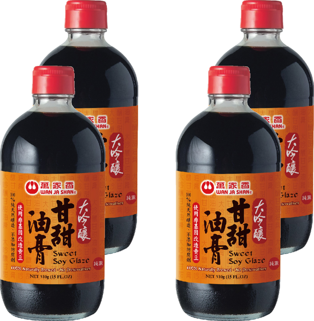 萬家香 大吟釀甘甜油膏, 510g, 4瓶