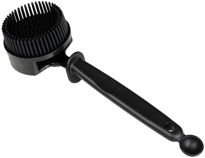 칼딘 커피머신 그룹헤드 실리콘 청소 솔 58mm, 1개, 블랙