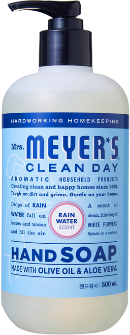 미세스마이어스클린데이 핸드워시 레인워터향, 1개, 500ml