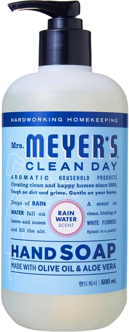 미세스마이어스클린데이 핸드워시 레인워터향, 1개, 500ml - 쿠팡