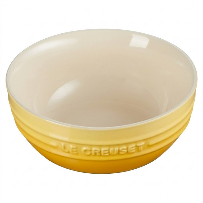 LE CREUSET 瓷器韓式湯碗 14cm, 蜂蜜黃, 1個