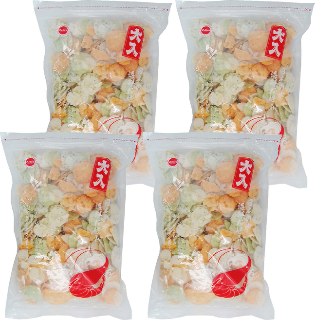 Zelico 鈴木榮光堂 海鮮蝦餅, 300g, 4包