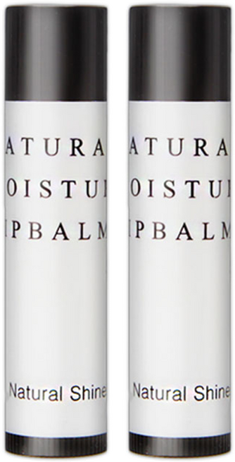 네츄럴샤인 모이스쳐 립밤, 무향, 5ml, 2개