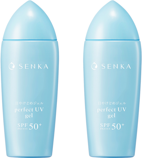 SENKA 專科 完美UV凝膠防曬霜 SPF50+ PA++++, 2瓶, 80ml