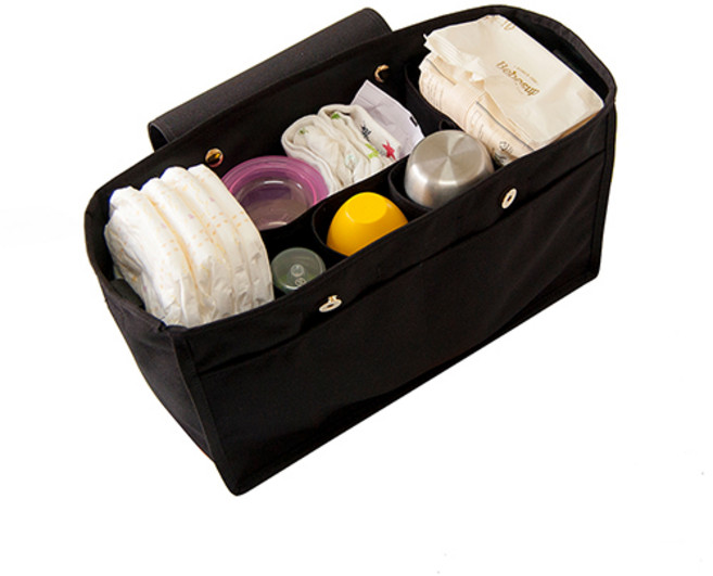 앙레베 기저귀가방 이너백, 다크블랙