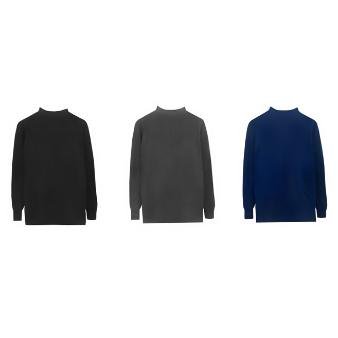 MI MI LEO 韓版立領刷毛內著保暖衣/發熱衣超值3件組