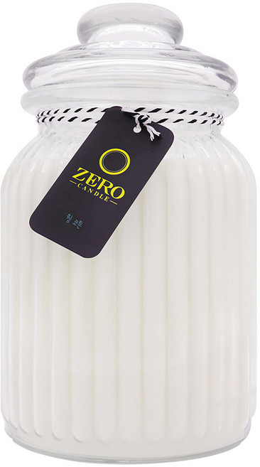 ZERO CANDLE 大容量大豆蠟燭 1000ml, Warm Cotton, 1L, 1個