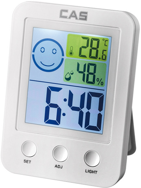카스 백라이트 디지털 온습도계 T027, 1개