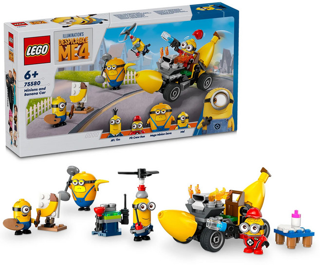 LEGO 75580 小小兵和香蕉車, 1盒