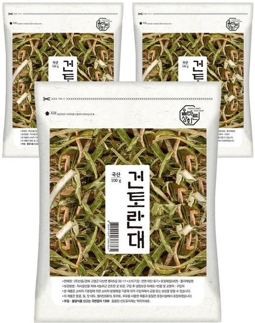국산 건토란대, 3개, 100g