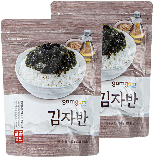 곰곰 김자반, 50g, 2개